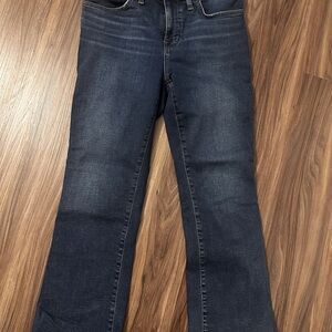 Madewell Blue Flare Wide Leg Jeans